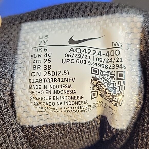 BRAND NEW NIKE TEAMHUSTEL ROUND TOE LACE-UP CLOSURE GENUINE LEATHER SNEAKER - Picture 16 of 16